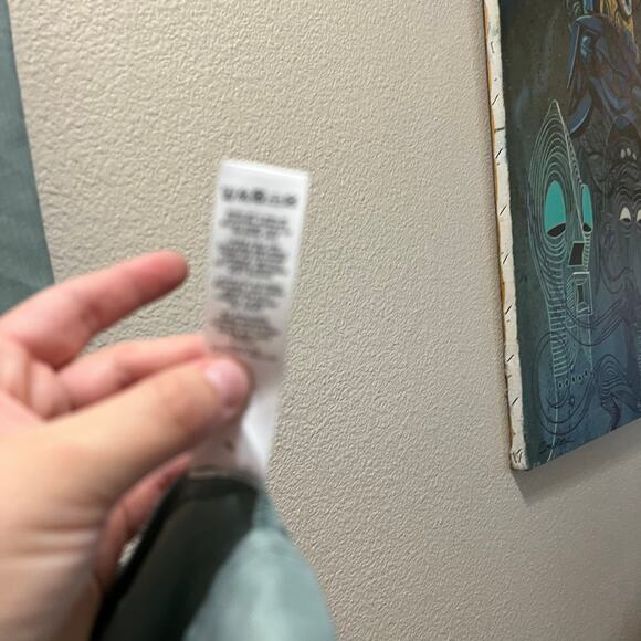 Asos Teal Shirred Skater Dress Long Sleeve Babydoll Mini Dress Smocked Size 6 - Picture 7 of 8